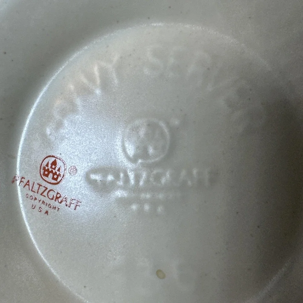 Vintage Pfaltzgraff Gravy Boat Discontinued Stoneware Floral Cottage Core